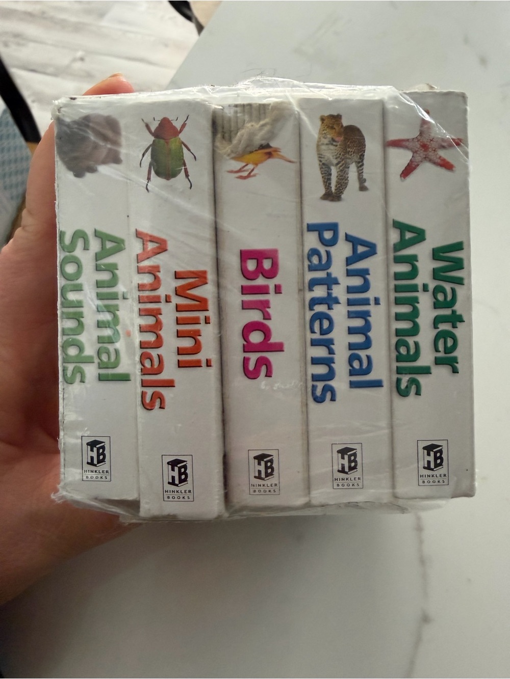 Hinkler Books Mini Animal Board Books Set - 5-Book Sealed Collection